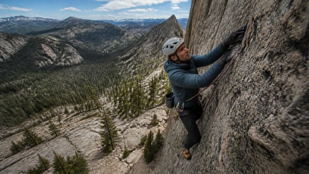 Idaho high altitude climbing